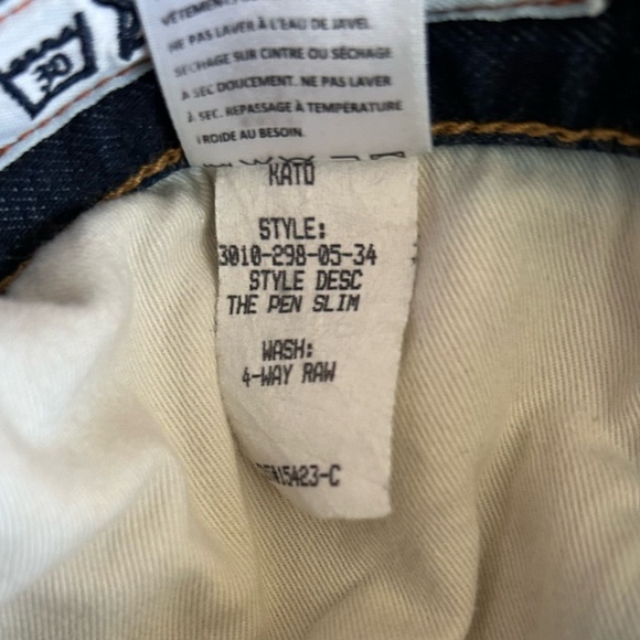 Hiroshi Kato Women’s Jeans 30W 34L Dark Wash - Picture 11 of 11